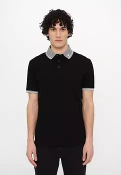 Рубашка поло Emporio Armani, черный
