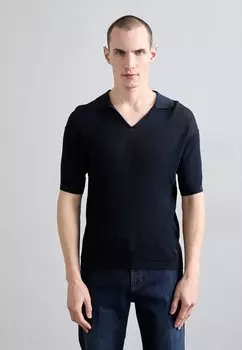Рубашка поло Emporio Armani, темно-синий