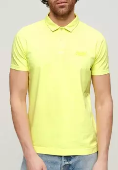 Рубашка поло ESSENTIAL LOGO Superdry, желтый