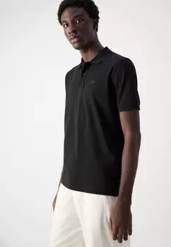 Рубашка поло ESSENTIALS Scotch & Soda, черный