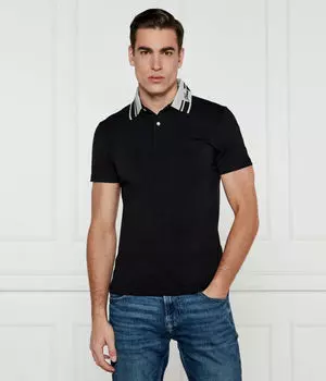 Рубашка поло Extra slim fit Guess Jeans, черный
