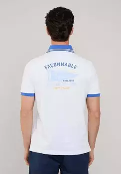 Рубашка поло Faonnable, белый