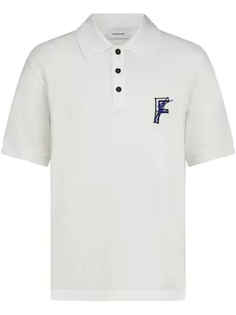 Рубашка-поло Ferragamo из хлопка, белый