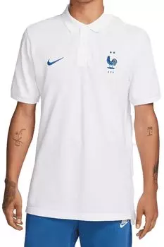 Рубашка-поло France из пике Nike, белый