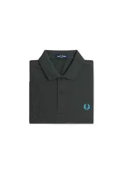 Рубашка поло Fred Perry, темно-зеленый