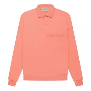 Рубашка поло fw22 ls polo 'coral' Fear Of God Essentials, оранжевый