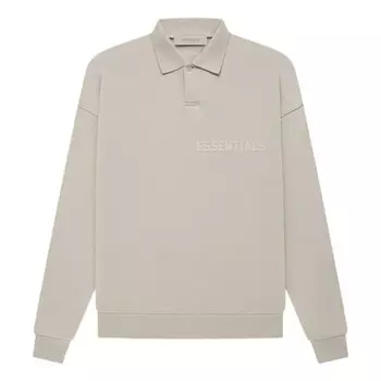 Рубашка поло fw22 ls polo 'smoke' Fear Of God Essentials, серый