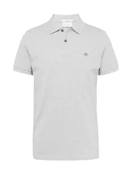 Рубашка поло GANT Shirt, пятнистый серый