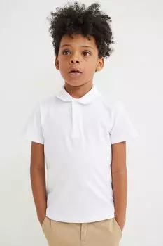 Рубашка поло H&M, белый