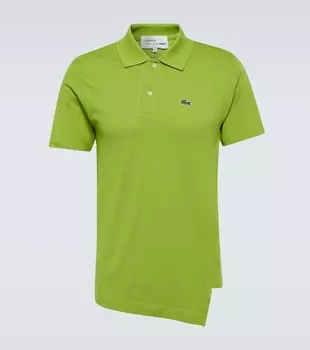 Рубашка-поло из хлопка lacoste Comme Des Garons Shirt, зеленый
