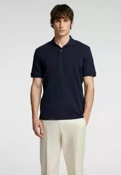 Рубашка поло JACQUARD Selected Homme, темно-синий