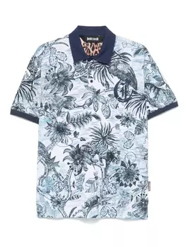 Рубашка поло Jungle Just Cavalli, синий