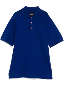 Рубашка-поло Kiton из хлопка, синий