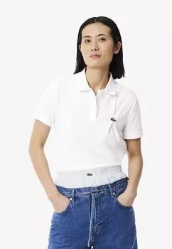 Рубашка поло KURZARM Lacoste, белый