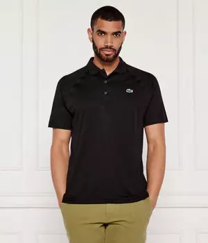 Рубашка поло Lacoste, черный