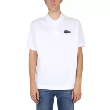 Рубашка поло Lacoste Loose Fit, белый