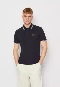 Рубашка-поло Macas Napapijri, темно-синяя
