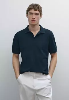 Рубашка поло Massimo Dutti, синий