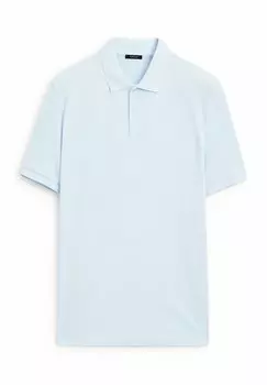 Рубашка поло Massimo Dutti, светло-голубой
