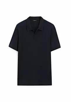 Рубашка поло Massimo Dutti, темно-синий