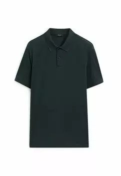 Рубашка поло Massimo Dutti, темно-зеленый