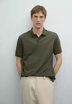 Рубашка поло Massimo Dutti, зеленый