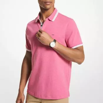 Рубашка-поло Michael Kors Greenwich Cotton, розовый