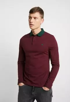 Рубашка-поло MUSCLE FIT Pier One, бордовый