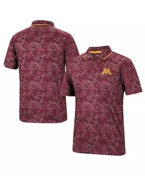 Рубашка поло мужская maroon minnesota golden gophers speedman polo Colosseum