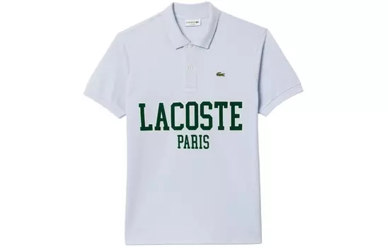 Рубашка поло мужская синяя Lacoste, синий