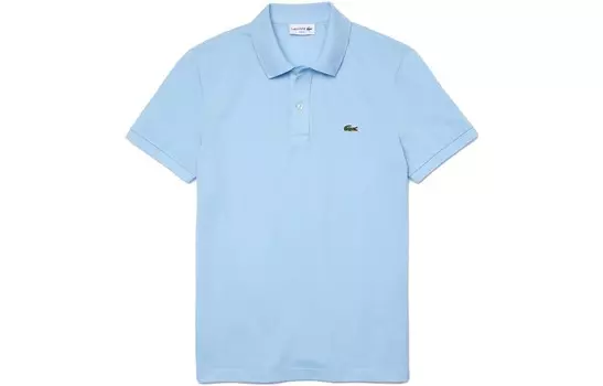 Рубашка поло мужская синяя Lacoste, синий