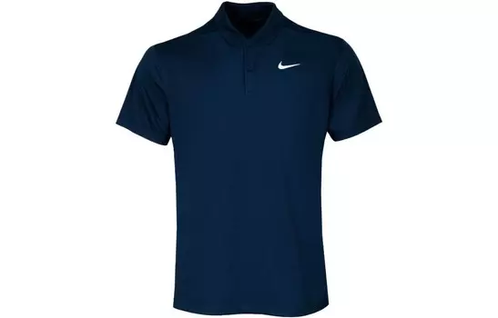 Рубашка поло мужская синяя Nike, синий