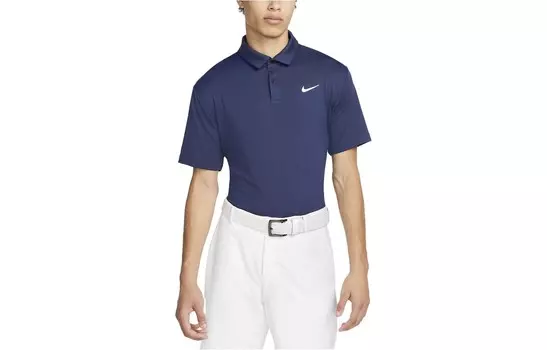 Рубашка поло мужская синяя Nike, синий