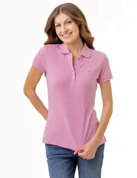 Рубашка-поло однотонная U.S. Polo Assn., розовый