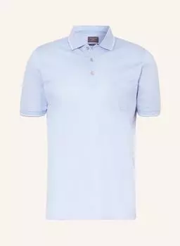 Рубашка поло OLYMP Piqu Modern Fit, светло-синий