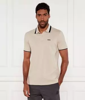 Рубашка поло paddy ap heritage Regular fit Boss Green, желтый