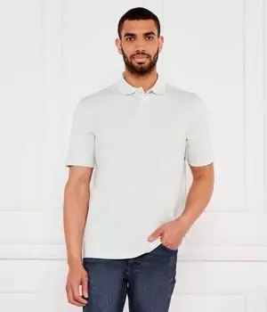 Рубашка поло pe__dye Regular fit Boss Orange, голубой