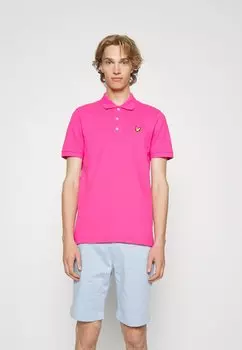 Рубашка-поло PLAIN Lyle & Scott, розовый