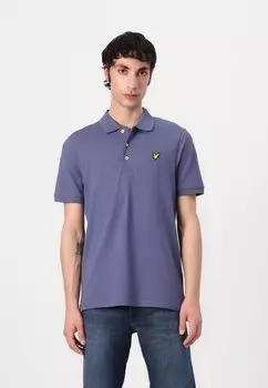 Рубашка поло PLAIN Lyle & Scott, темно-фиолетовый