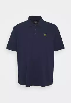 Рубашка-поло PLAIN Lyle & Scott, темно-синий
