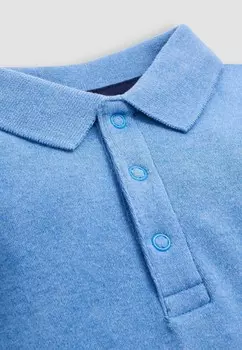 Рубашка поло PLAIN STANDARD JoJo Maman Bb, синий