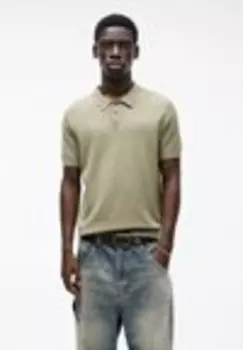 Рубашка-поло Pull&Bear, хаки