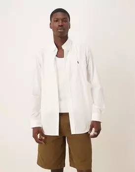 Рубашка Polo Ralph Lauren Custom Fit белого цвета