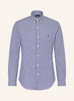 Рубашка POLO RALPH LAUREN Slim Fit, темно-синий