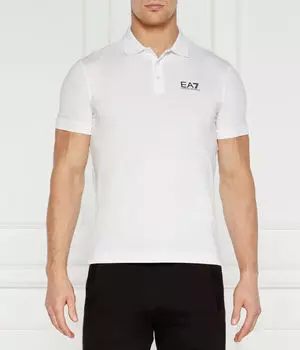 Рубашка поло Regular fit Ea7, белый
