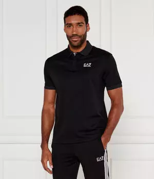 Рубашка поло Regular fit Ea7, черный