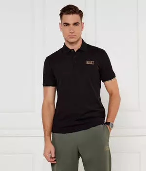 Рубашка поло Regular fit Ea7, черный