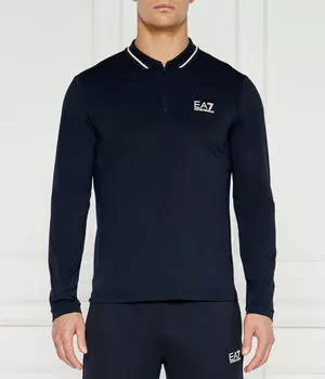 Рубашка поло Regular fit Ea7, синий