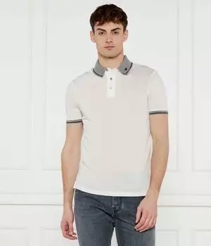 Рубашка поло Regular fit Emporio Armani, белый