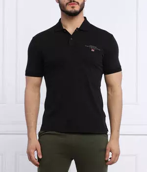 Рубашка поло Regular fit Napapijri, черный
